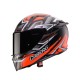 CABERG AVALON X BRAMA HELMET BLACK/RED FLUO/ GREY MATT