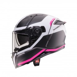 CABERG AVALON X PURE HELMET BLACK MATT/WHITE/FUCHSIA