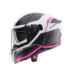 CABERG AVALON X PURE HELMET BLACK MATT/WHITE/FUCHSIA