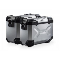 ZESTAW KUFRA CENTRALNEGO TRAX ADV SW-MOTECH 45/37 L. VOGE DS900X (23-) SILVER