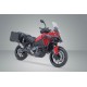 ZESTAW KUFRA CENTRALNEGO TRAX ADV SW-MOTECH 37/37 L. DUCATI MULTISTRADA V2/V2S (24-) BLACK