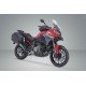 ZESTAW KUFRÓW BOCZNYCH AERO ABS I STELAŻY SW-MOTECH 2X25 L. DUCATI MULTISTRADA V4 (20-)