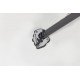 NAKŁADKA NÓŻKI BOCZNEJ SW-MOTECH BLACK/TRIUMPH TRIDENT 660 (24-) BLACK SILVER