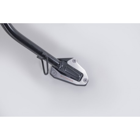 NAKŁADKA NÓŻKI BOCZNEJ SW-MOTECH BLACK/DUCATI SCRAMBLER MODELS (24-) BLACK SILVER