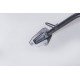 NAKŁADKA NÓŻKI BOCZNEJ SW-MOTECH BLACK/DUCATI SCRAMBLER MODELS (24-) BLACK SILVER
