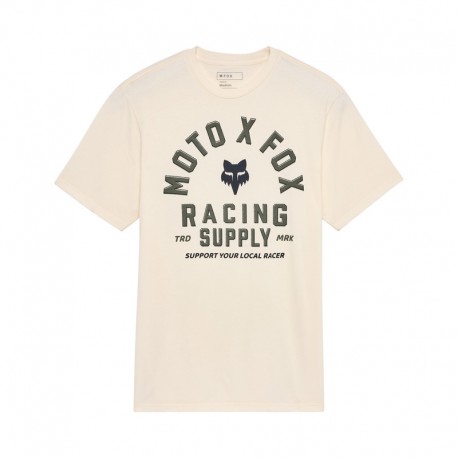 T-SHIRT FOX LOCAL RACER PREM OFF WHITE M