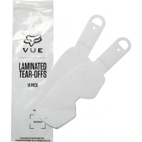 ZRYWKI DO GOGLI FOX VUE TEAR OFFS (14 SZT.), LAMINOWANE