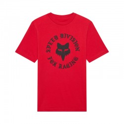 T-SHIRT JUNIOR FOX BADGE TIBETAN RED YL