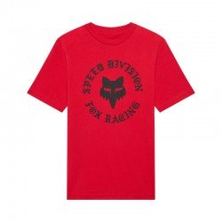 T-SHIRT JUNIOR FOX BADGE TIBETAN RED YL