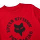 T-SHIRT JUNIOR FOX BADGE TIBETAN RED YL