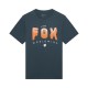 T-SHIRT FOX BLOCK 195 ORIGINAL DEEP COBALT S