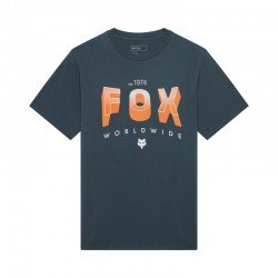 T-SHIRT FOX BLOCK 195 ORIGINAL DEEP COBALT S