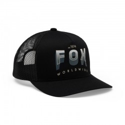 CZAPKA Z DASZKIEM FOX BLOCK MESH TRUCKER BLACK OS