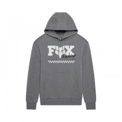 BLUZA Z KAPTUREM DAMSKA FOX CHECKER FLEECE PO HEATHER GRAPHITE S