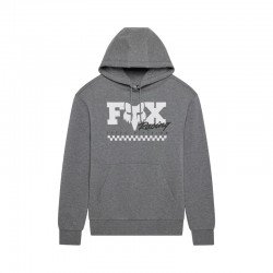 BLUZA Z KAPTUREM DAMSKA FOX CHECKER FLEECE PO HEATHER GRAPHITE S