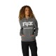BLUZA Z KAPTUREM DAMSKA FOX CHECKER FLEECE PO HEATHER GRAPHITE S