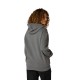 BLUZA Z KAPTUREM DAMSKA FOX CHECKER FLEECE PO HEATHER GRAPHITE S