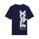 T-SHIRT JUNIOR FOX CHECKER NAVY YXL