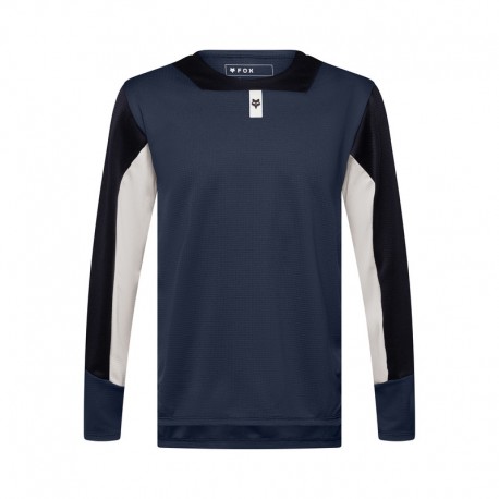 KOSZULKA ROWEROWA Z DŁUGIM RĘKAWEM JUNIOR FOX DEFEND GALAXY BLUE YL