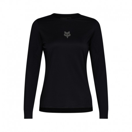 KOSZULKA ROWEROWA Z DŁUGIM RĘKAWEM DAMSKA FOX FLEXAIR BLACK M