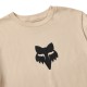 T-SHIRT JUNIOR FOX HEAD TAN YS