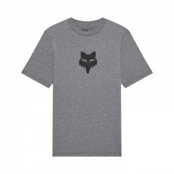 T-SHIRT JUNIOR FOX HEAD HEATHER DARK GREY YL