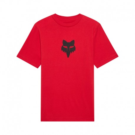 T-SHIRT JUNIOR FOX HEAD TIBETAN RED YL