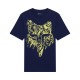 T-SHIRT JUNIOR FOX IMAGE PRINT HEAD NAVY YM
