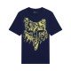 T-SHIRT JUNIOR FOX IMAGE PRINT HEAD NAVY YM