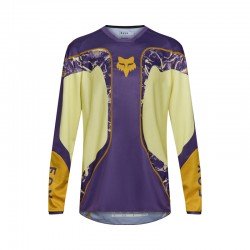 BLUZA MOTOCYKLOWA FOX 180 IMAGE PRINT PURPLE YELLOW S