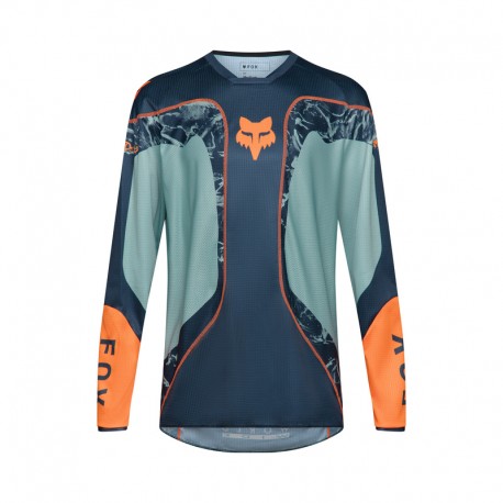 BLUZA MOTOCYKLOWA FOX 180 IMAGE PRINT ARCTIC BLUE XL