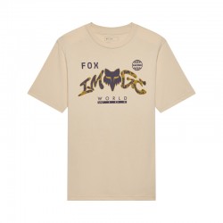 T-SHIRT JUNIOR FOX IMAGE PRINT TAN YS