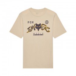 T-SHIRT JUNIOR FOX IMAGE PRINT TAN YS