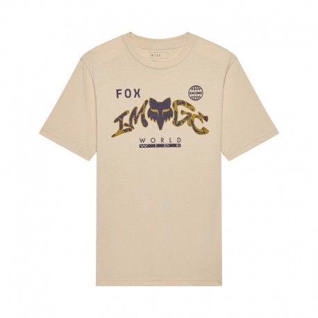 T-SHIRT JUNIOR FOX IMAGE PRINT TAN YS