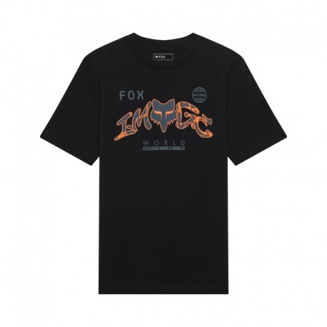 T-SHIRT JUNIOR FOX IMAGE PRINT ULTRA BLACK YL