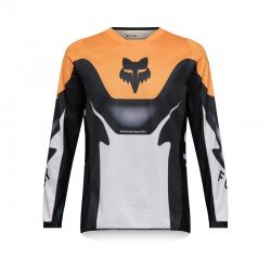 BLUZA MOTOCYKLOWA JUNIOR FOX 180 NOBLE BLACK WHITE YM