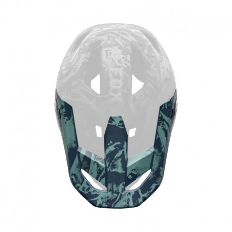 KASK ROWEROWY JUNIOR FOX RAMPAGE IMG PRINT ARCTIC BLUE YL