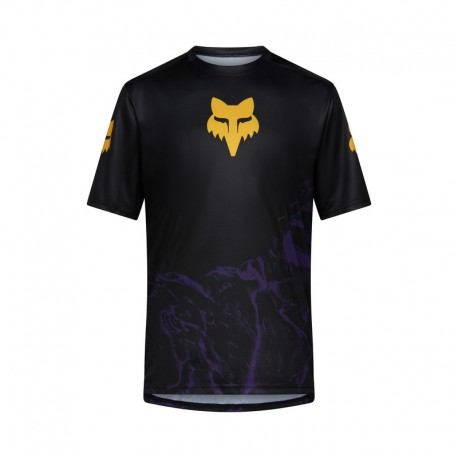 KOSZULKA ROWEROWA JUNIOR FOX RANGER IMG PRINT PLUM YL