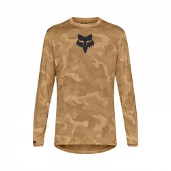 KOSZULKA ROWEROWA Z DŁUGIM RĘKAWEM FOX RANGER TRU DRI NUTMEG S