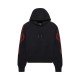 BLUZA Z KAPTUREM DAMSKA FOX VISION OVERSIZED FLEECE PO BLACK S