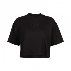 T-SHIRT DAMSKI FOX WORDMARK OS CROP BLACK XS