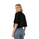 T-SHIRT DAMSKI FOX WORDMARK OS CROP BLACK XS