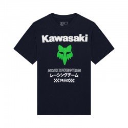 T-SHIRT FOX KAWASAKI MIDWEIGHT MIDNIGHT L
