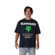 T-SHIRT FOX KAWASAKI MIDWEIGHT MIDNIGHT L