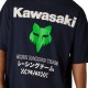 T-SHIRT FOX KAWASAKI MIDWEIGHT MIDNIGHT L
