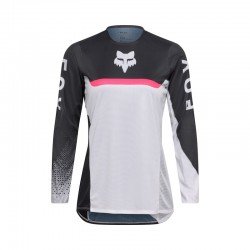 BLUZA MOTOCYKLOWA DAMSKA FOX FLEXAIR FRACTURE WHITE BLACK M