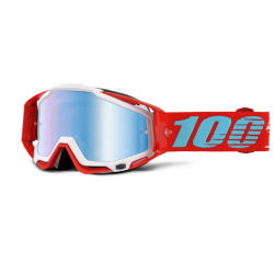 100% RACECRAFT KEPLER GOGGLES - MIRRORED LENS