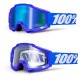 GOGLE 100% ACCURI REFLEX BLUE NIEBIESKIE  SZYBKA LUSTRO