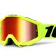 100% ACCURI FLUO YELLOW GOGGLES - MIRRORED LENS