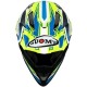 SUOMY ALPHA WAVES MATT YELLOW/WHITE HELMET